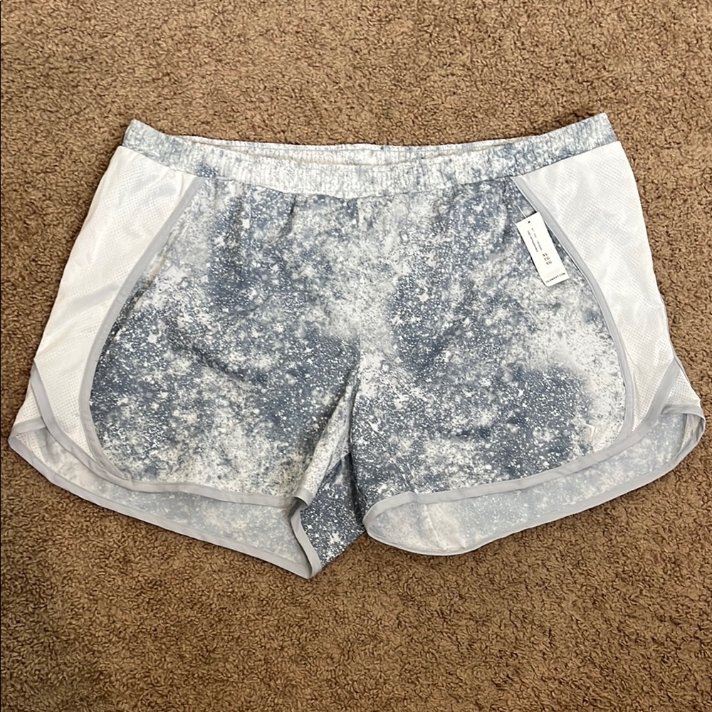 Women's Gray Patterned Running Shorts